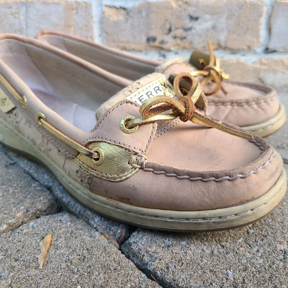 Sperry Top-Sider Angelfish Linen Eyelet Boat Shoe